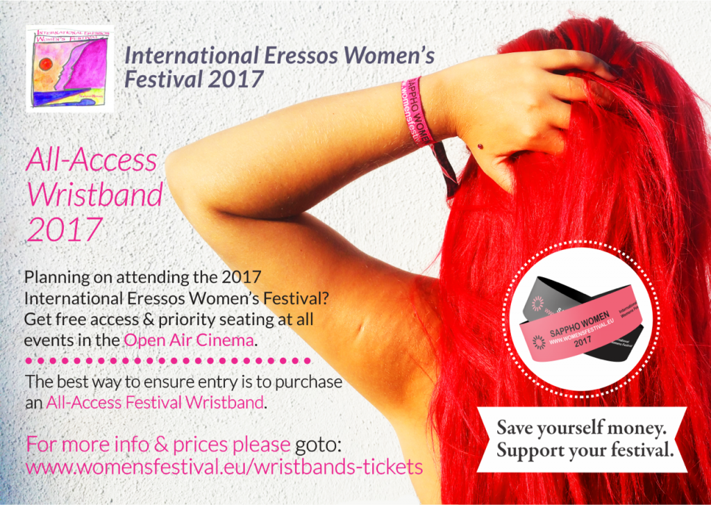 Wristbands Tickets Sappho Women Wristbands tickets sappho women