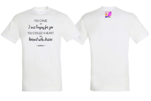 Sappho Quote T-shirt - Image 3