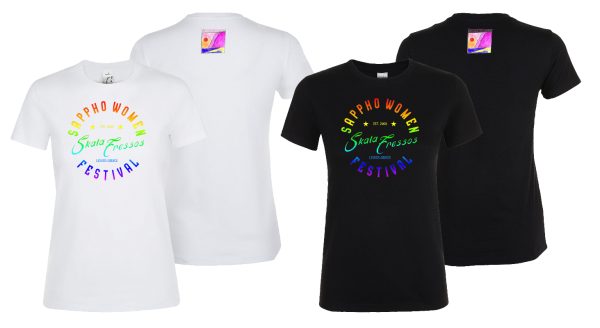Sappho Women Rainbow T-shirt - Image 6