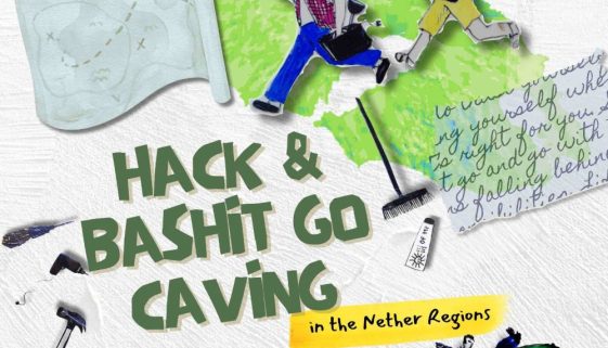 hilary hack backshit go caving2