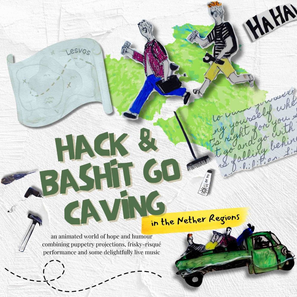 hilary hack backshit go caving2