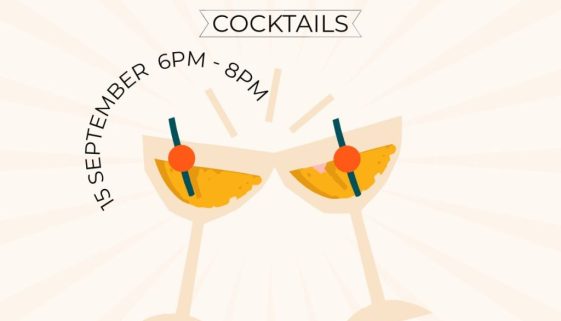 15th September Pre-Show Sunset Cocktails Parasol Beach Bar